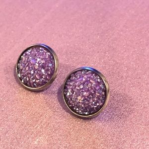 Druzy Resin Studs